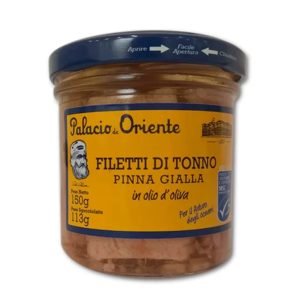 Tarro de Lomos de Atún Claro MSC en Aceite de Oliva 150g