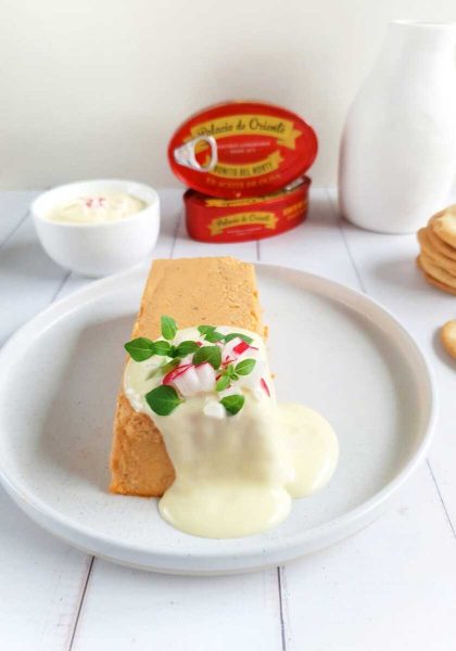 Receta de pastel de bonito del norte